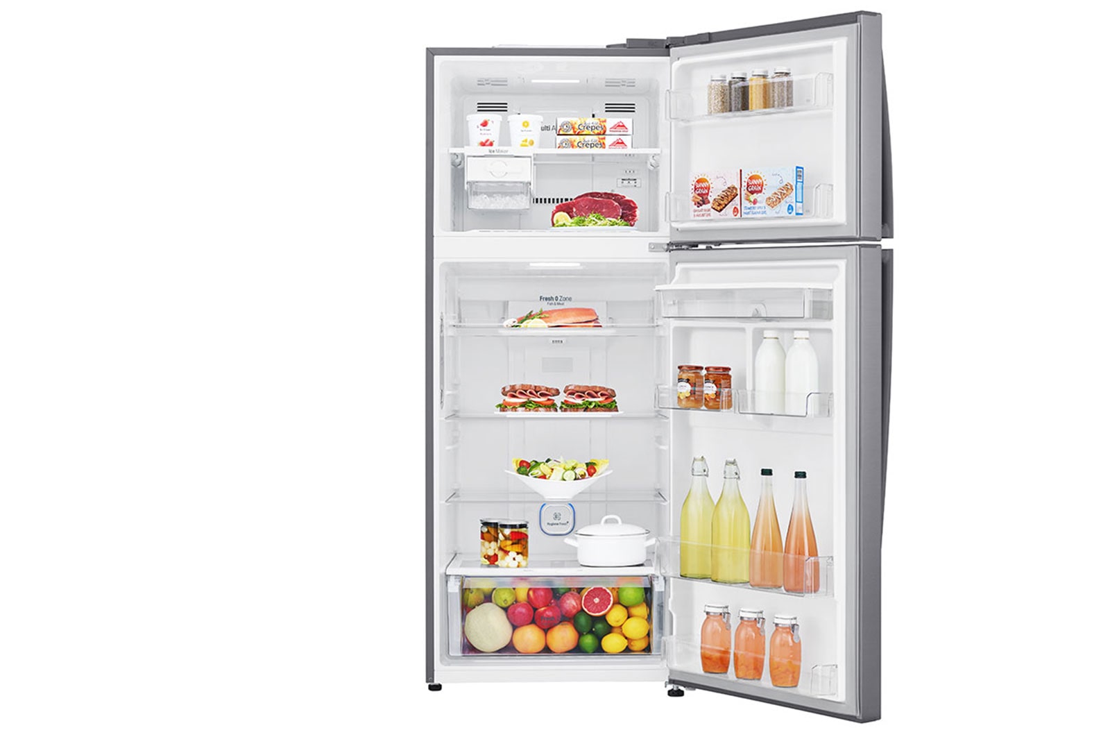 LG Refrigerador Top Freezer con motor Inverter Linear Compressor y capacidad total de 438 Litros, LT44SGP