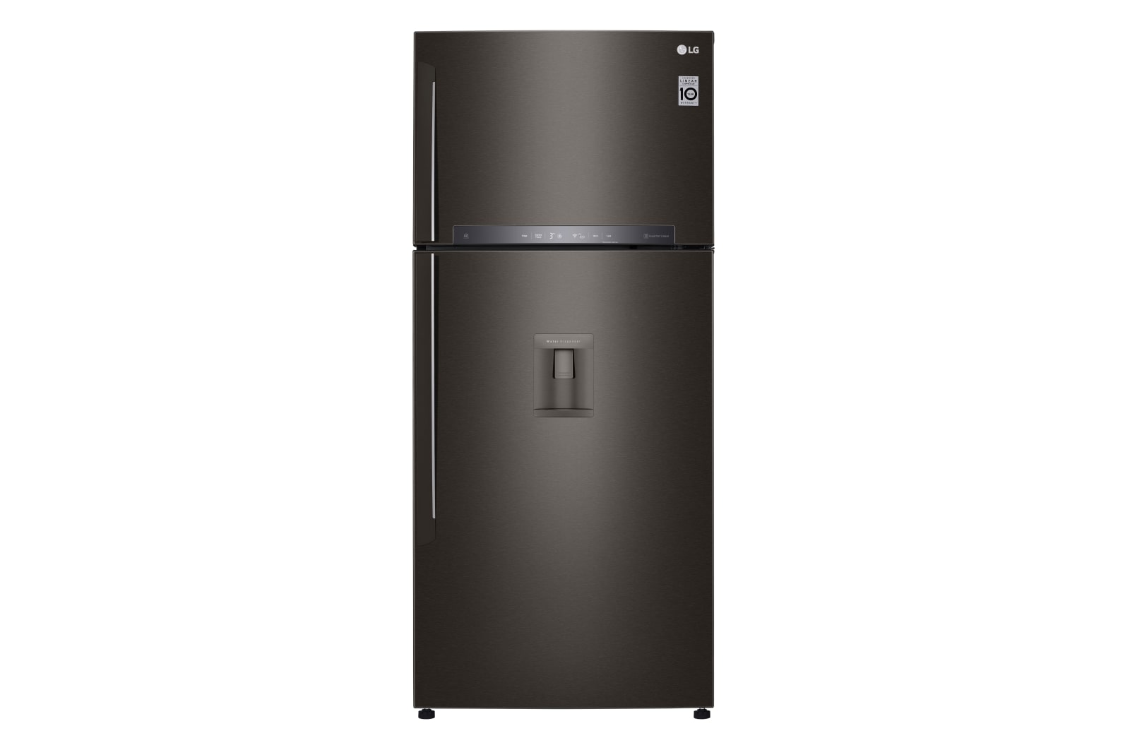 Vista frontal de Refrigerador Top Freezer con motor Inverter Linear Compressor y capacidad total de 509 Litros- ThinQ AI LT51SGD
