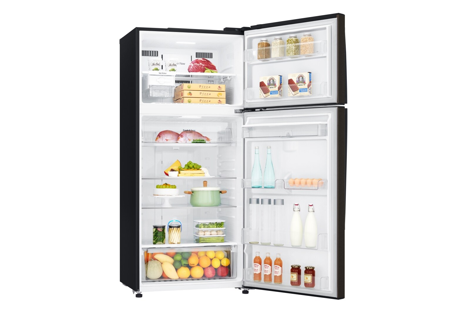 LG Refrigerador Top Freezer con motor Inverter Linear Compressor y capacidad total de 509 Litros- ThinQ AI, LT51SGD