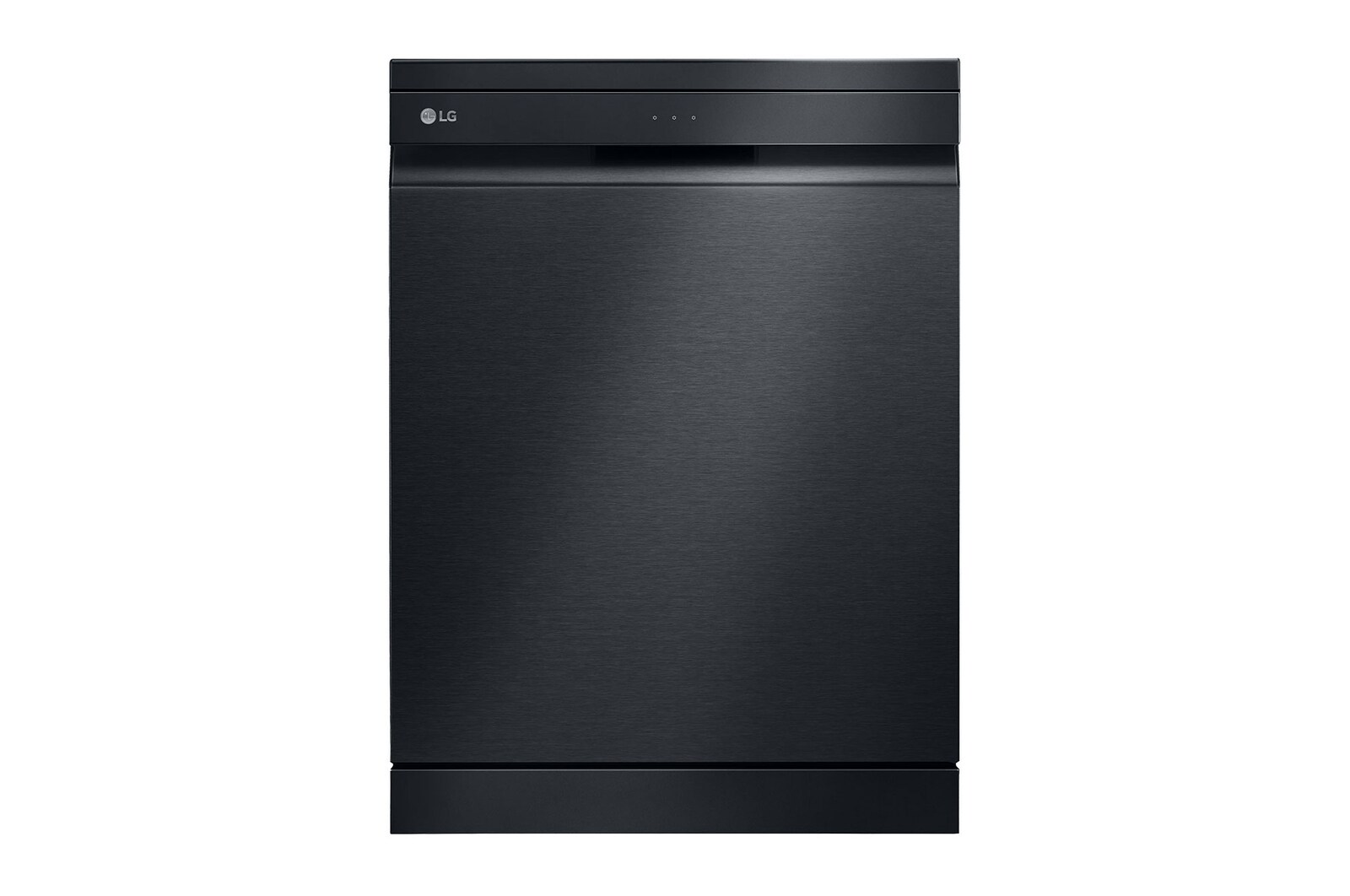 Front view of dishwasher