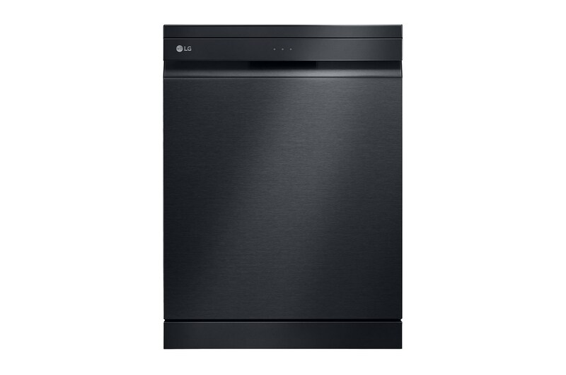 Front view of dishwasher