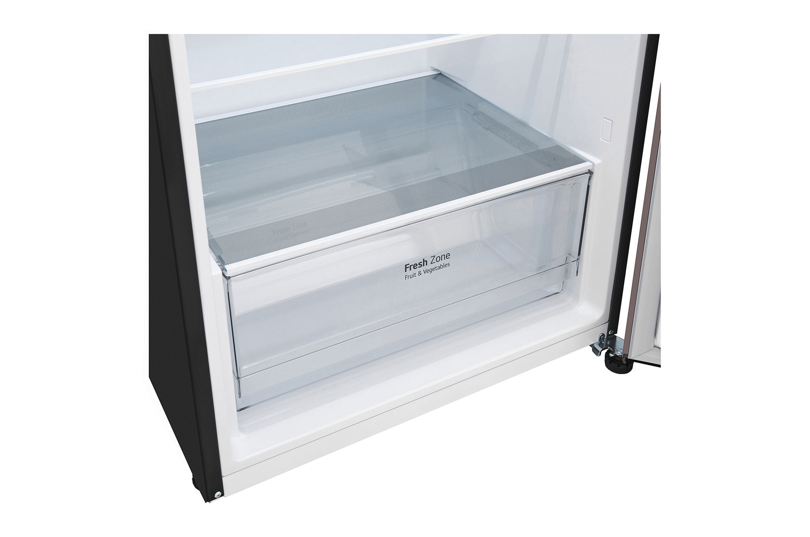 Bottom freezer view