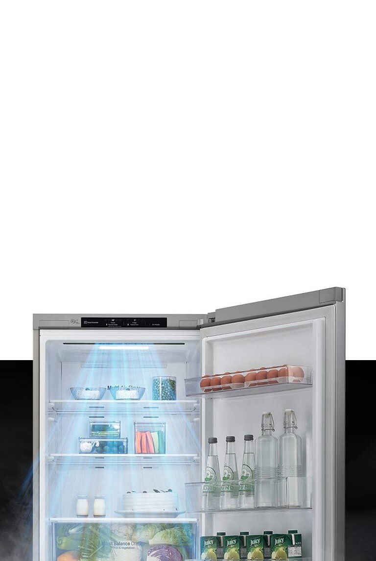 Explicacion doorcooling, se ve que la parte superior del ref tiene esta tecnología