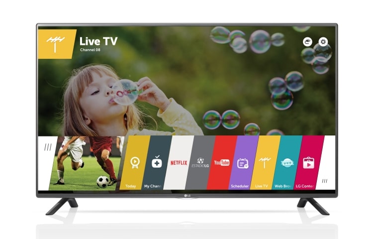 Vista frontal de LG webOS TV 55&#39;&#39; LF5950 55LF5950