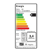LG HD 32" LQ630B Smart TV con ThinQ AI (Inteligencia Artificial), Procesador Inteligente α5 generación 5, 32LQ630BPSA