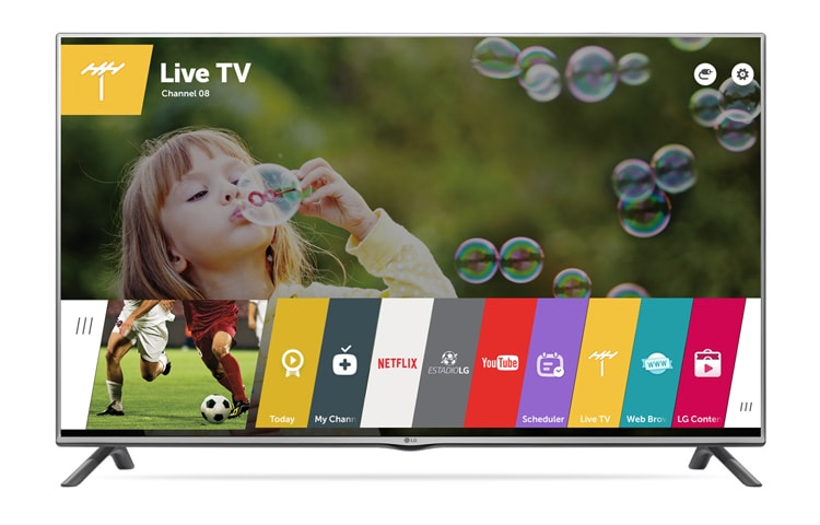 Vista frontal de LG webOS TV 42” LF6450 42LF6450