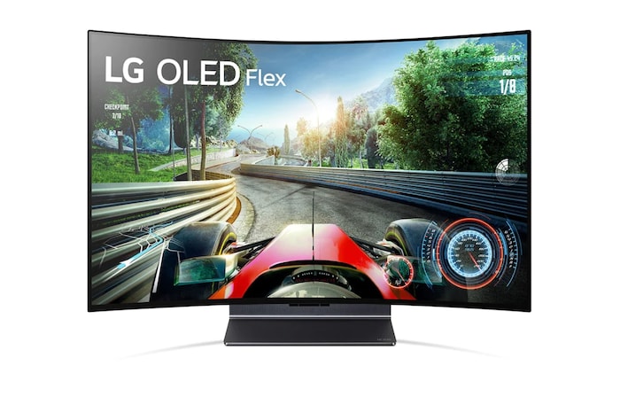 LG OLED TV 42'' FLEX LX3 Smart TV con ThinQ AI (Inteligencia Artificial), 4K Procesador Inteligente α9 generación 5, 42LX3QPSA