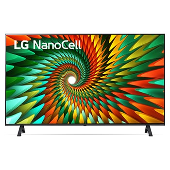 Vista frontal del televisor LG NanoCell