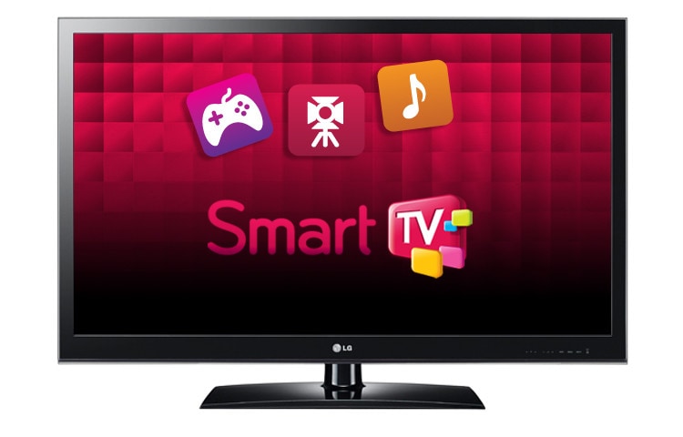 Vista frontal de Smart TV LED Full HD serie LV3700 de 47&#34; 47LV3700