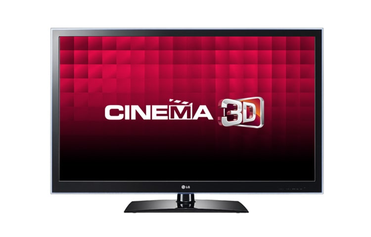 Vista frontal de Cinema 3D serie LW4500 de 47&#34; 47LW4500