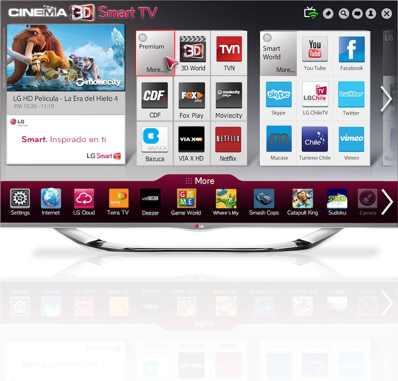 LG CINEMA 3D Smart TV FHD 55" LA6900, 55LA6900