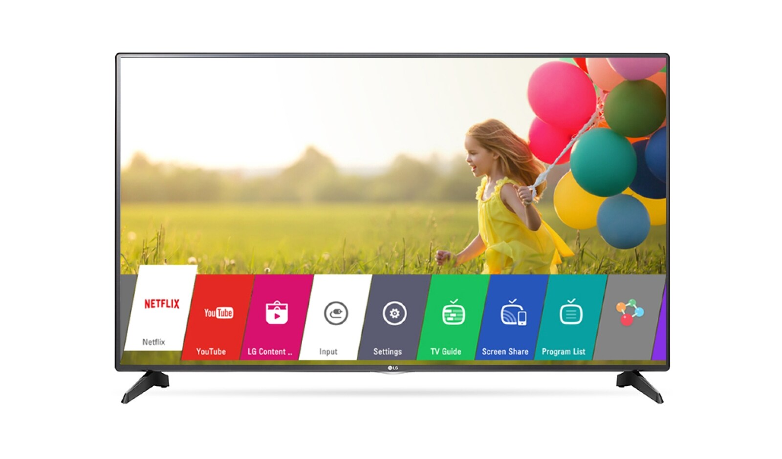 Vista frontal de LG LED Smart Full HD 55LH5750 55LH5750
