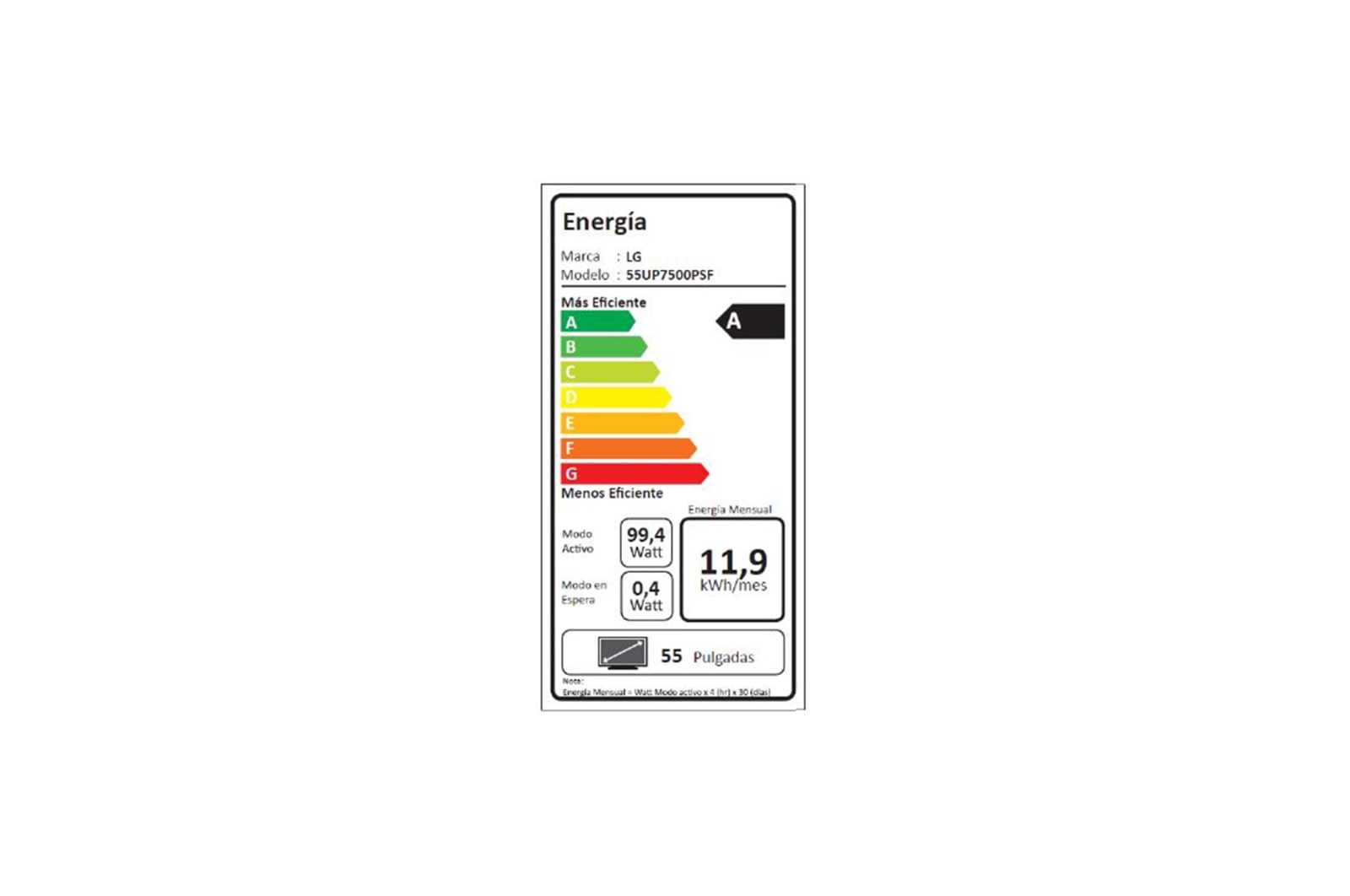 LG UHD AI ThinQ 55" UP75 4K Smart TV, α5 AI Processor, 55UP7500PSF