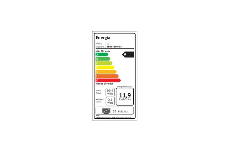 LG UHD AI ThinQ 55" UP75 4K Smart TV, α5 AI Processor, 55UP7500PSF