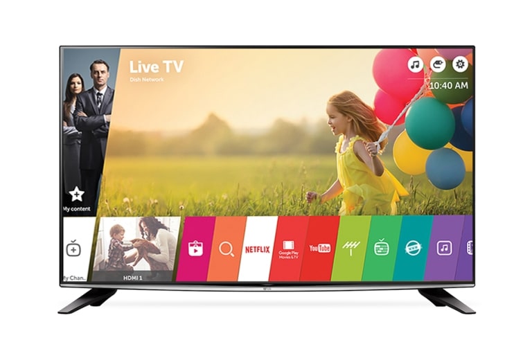 Vista frontal de LG UHD 4K TV 58UH6300 58UH6300