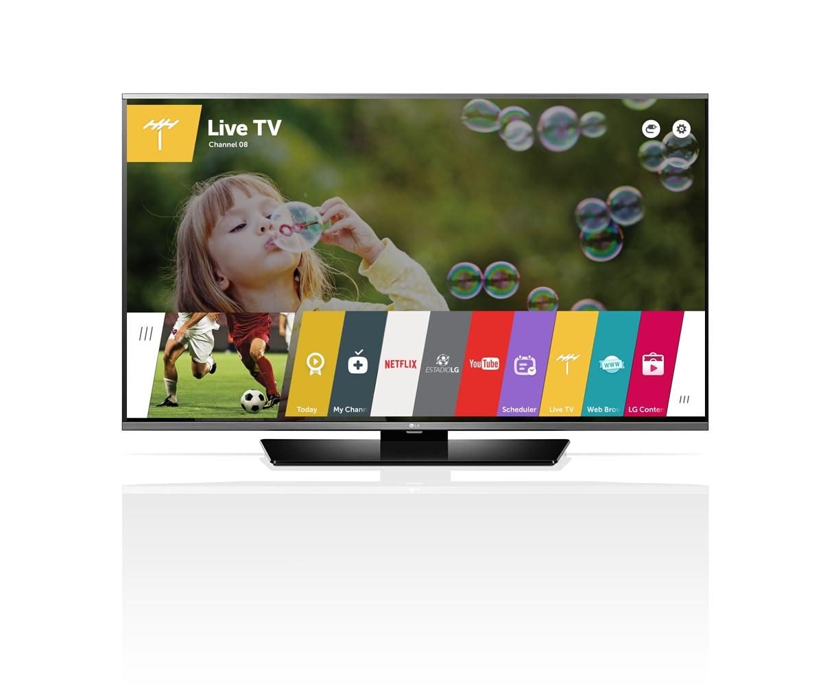 Vista frontal de LG webOS TV 40&#39;&#39; LF6350 40LF6350