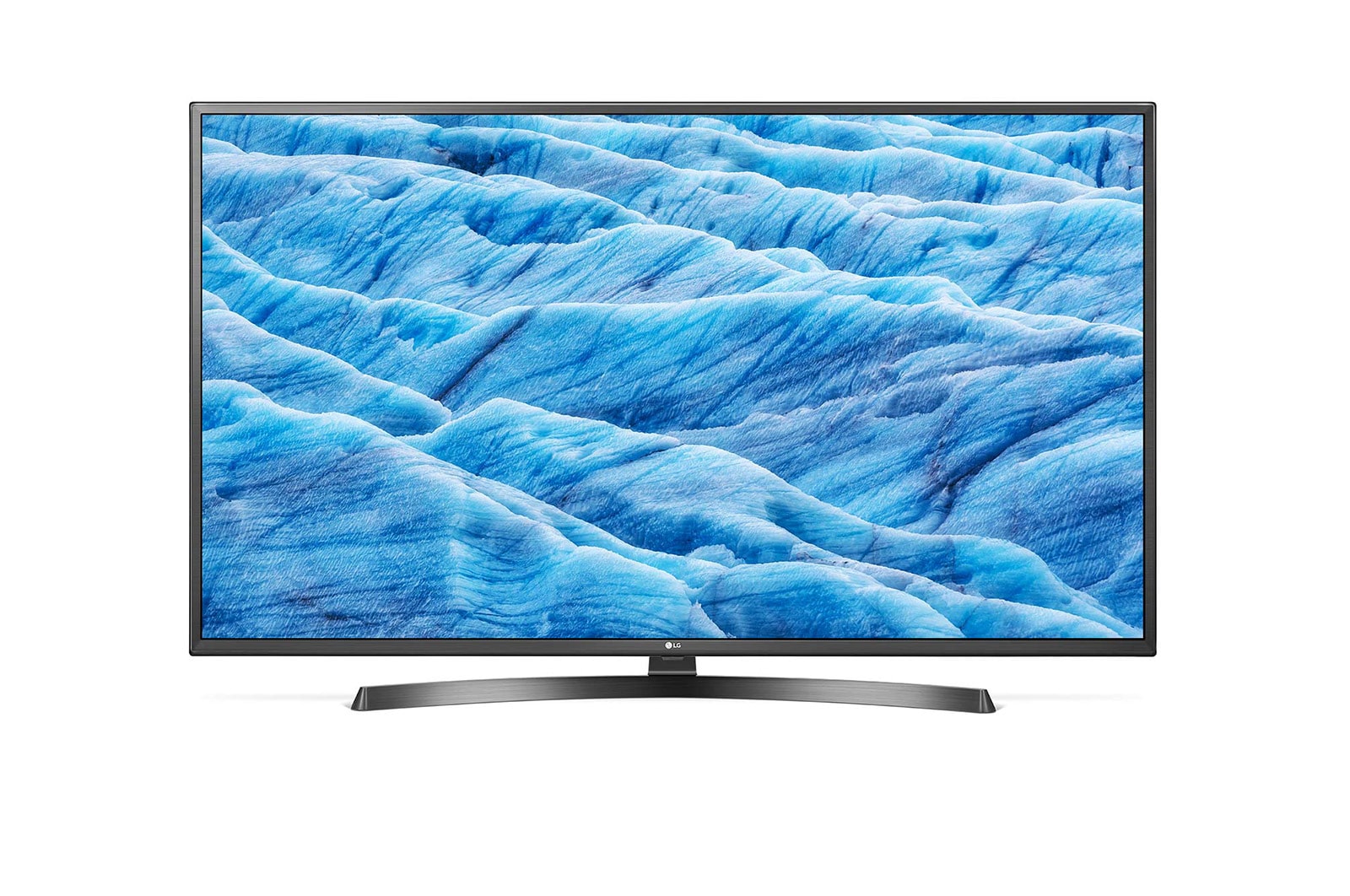Vista frontal de UHD 60&#34; LG SMART AI TV 60UM7200PSA