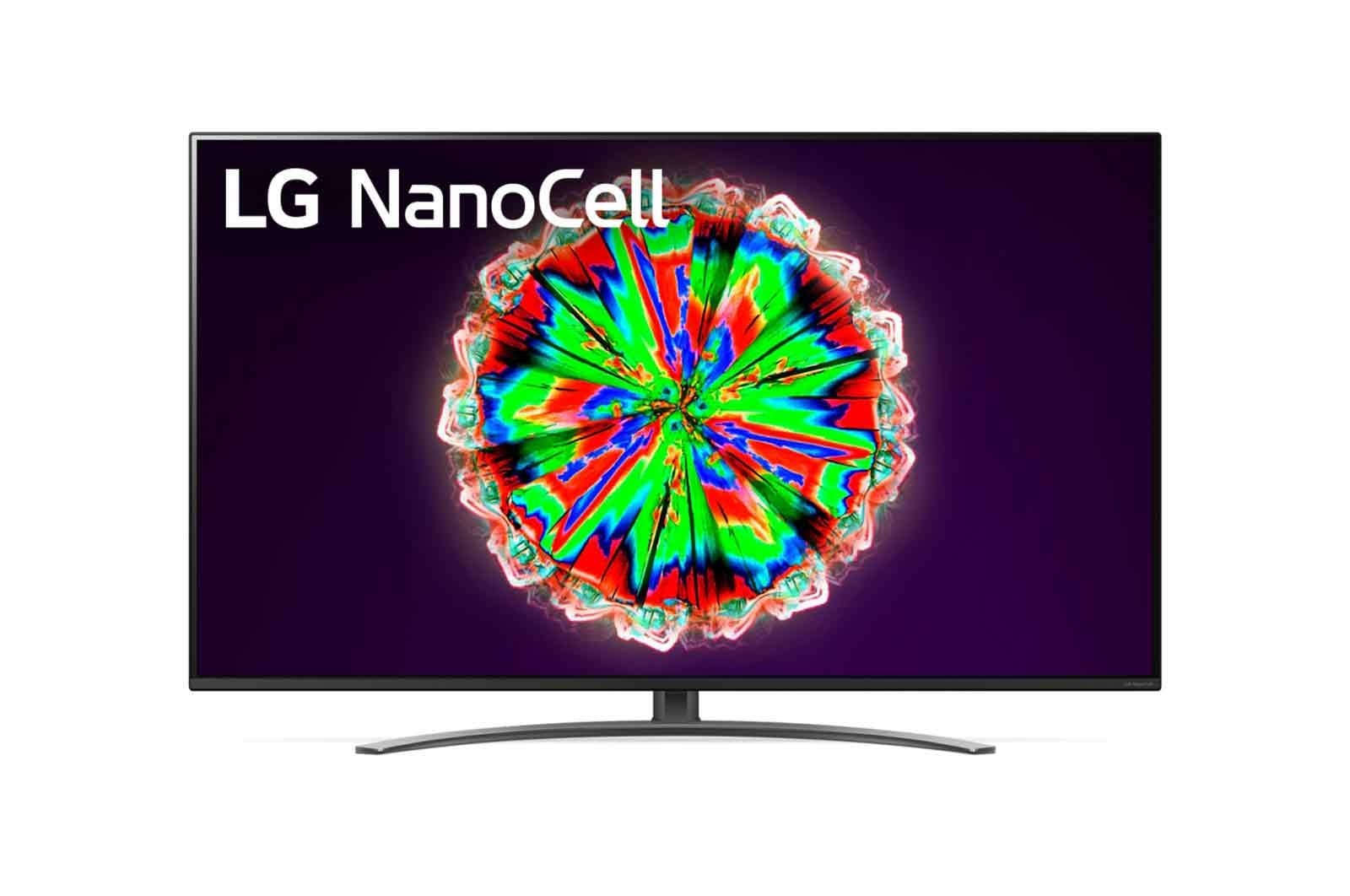 Vista frontal de LG NanoCell TV 65&#34; 4K Smart AI 65NANO81SNA