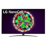 Vista frontal de LG NanoCell TV 65&#34; 4K Smart AI 65NANO81SNA