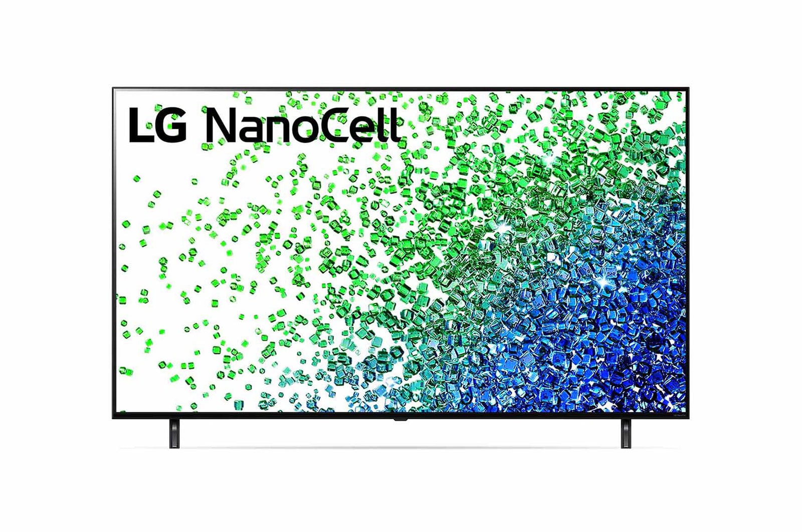 Vista frontal del televisor LG NanoCell