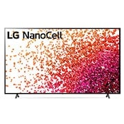Vista frontal del televisor LG NanoCell