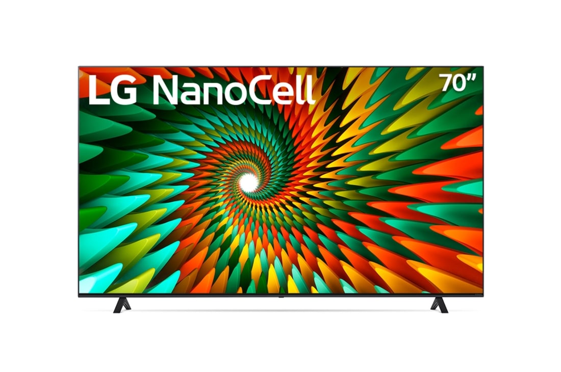 LG Televisor LG 70" Nanocell 4K UHD - α5 AI Processor 4K Gen6 - SmartTV WebOS 23, 70NANO77SRA
