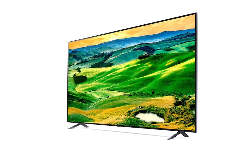 LG LG QNED 75" QNED80 4K Smart TV con ThinQ AI (Inteligencia Artificial), 4K Procesador Inteligente α7 generación 5, 75QNED80SQA