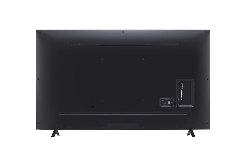 Vista trasera del TV LG UHD, UT80