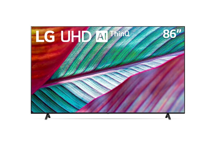 LG Televisor LG 86'' 4K- UHD AI ThinQ - Smart TV WebOS 23 - α5 AI Processor 4K Gen6, 86UR8750PSA
