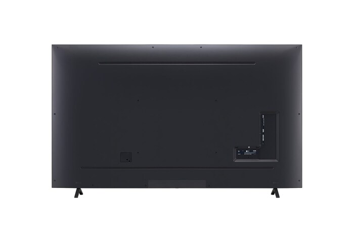 Vista trasera del TV LG UHD, UT80