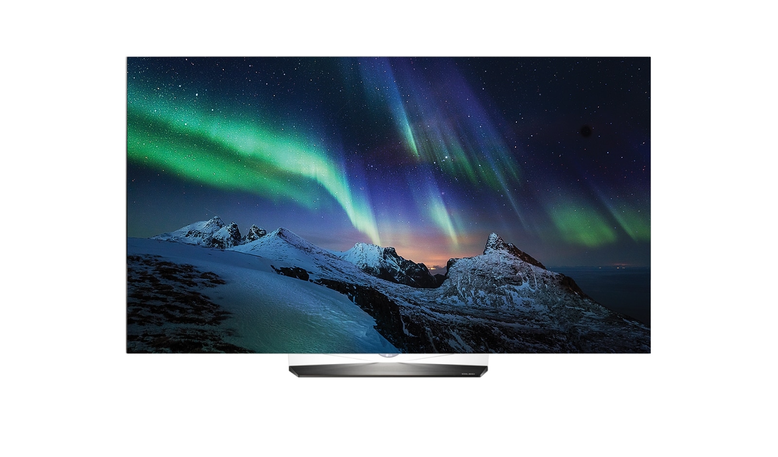 Vista frontal de LG OLED UHD 4K TV 55B6P 55B6P
