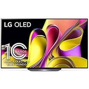 Vista frontal con LG OLED y Emblema 10 Años Marca OLED No.1 en el Mundo.