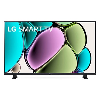 Una vista frontal del televisor LG HD