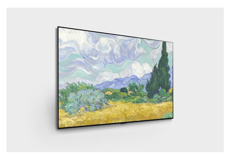 LG  LG OLED evo 77" G1 Diseño de Galería 4K Smart TV con ThinQ AI(Inteligencia Artficial), α9 Gen4 AI Processor, OLED77G1PSA