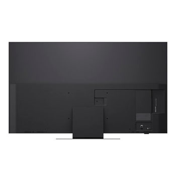 Vista trasera de la LG QNED83 TV