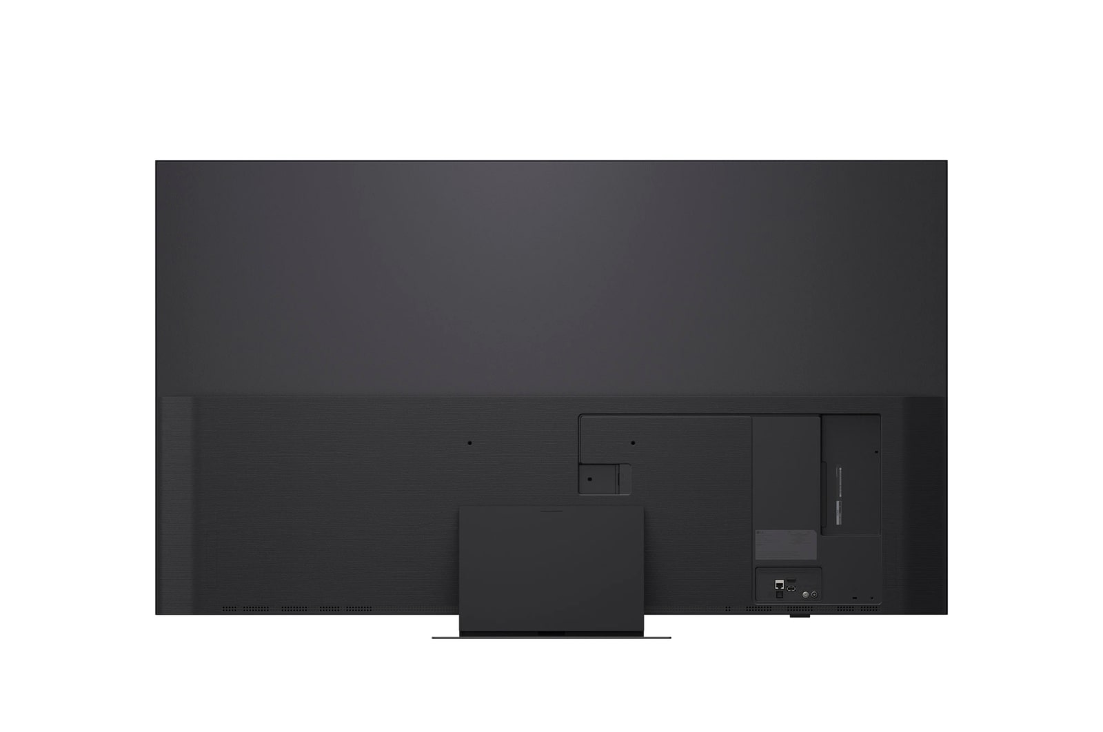 Vista trasera de la LG QNED83 TV