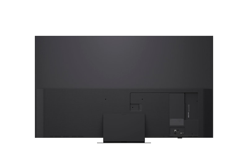 Vista trasera de la LG QNED83 TV