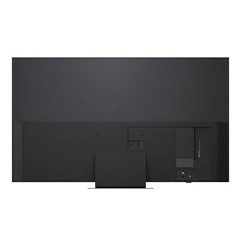 Vista trasera de la LG QNED83 TV
