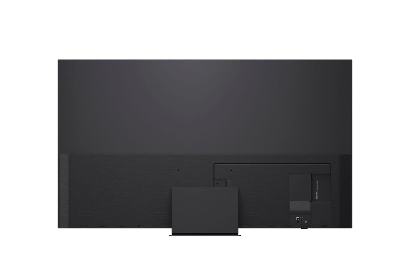 Vista trasera de la LG QNED83 TV