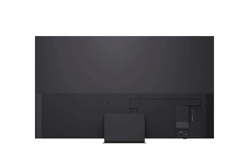 Vista trasera de la LG QNED83 TV