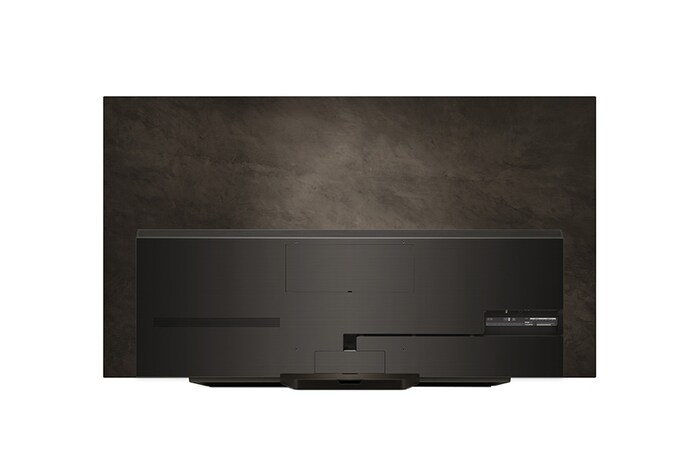 Vista trasera del televisor LG OLED, OLED B4
