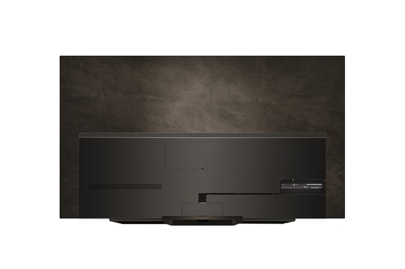 Vista trasera del televisor LG OLED, OLED B4