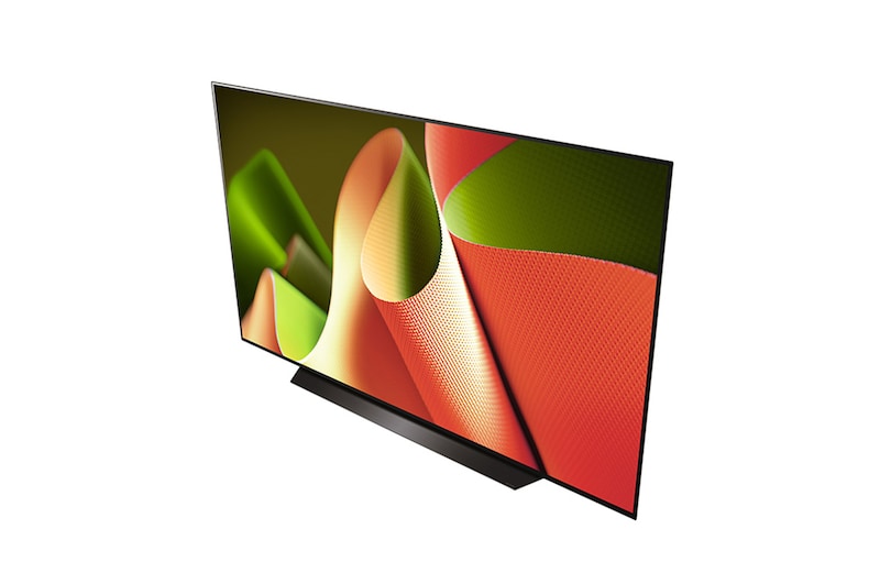 Vista en ángulo del LG OLED TV, OLED B4 desde arriba
