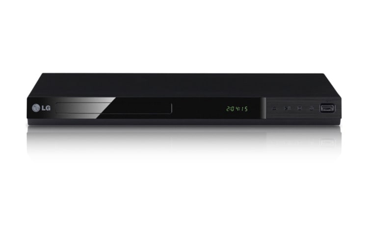 Vista frontal de Reproductor de DVD con USB Direct Recording y reproduccion de multiformatos. Con este reproductor de DVD podrás disfrutar la creación de archivos MP3 con la función USB Direct Recording. DP522