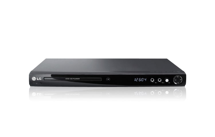 Vista frontal de Reproductor DVD y de multiformatos con sistema Karaoke Plus. DV441