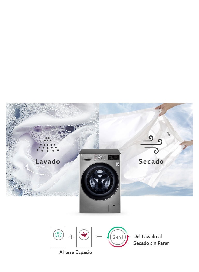 2 en 1 Lavadora-Secadora