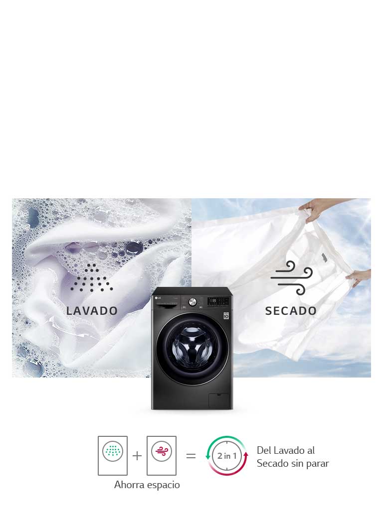 2 en 1 Lavadora-Secadora