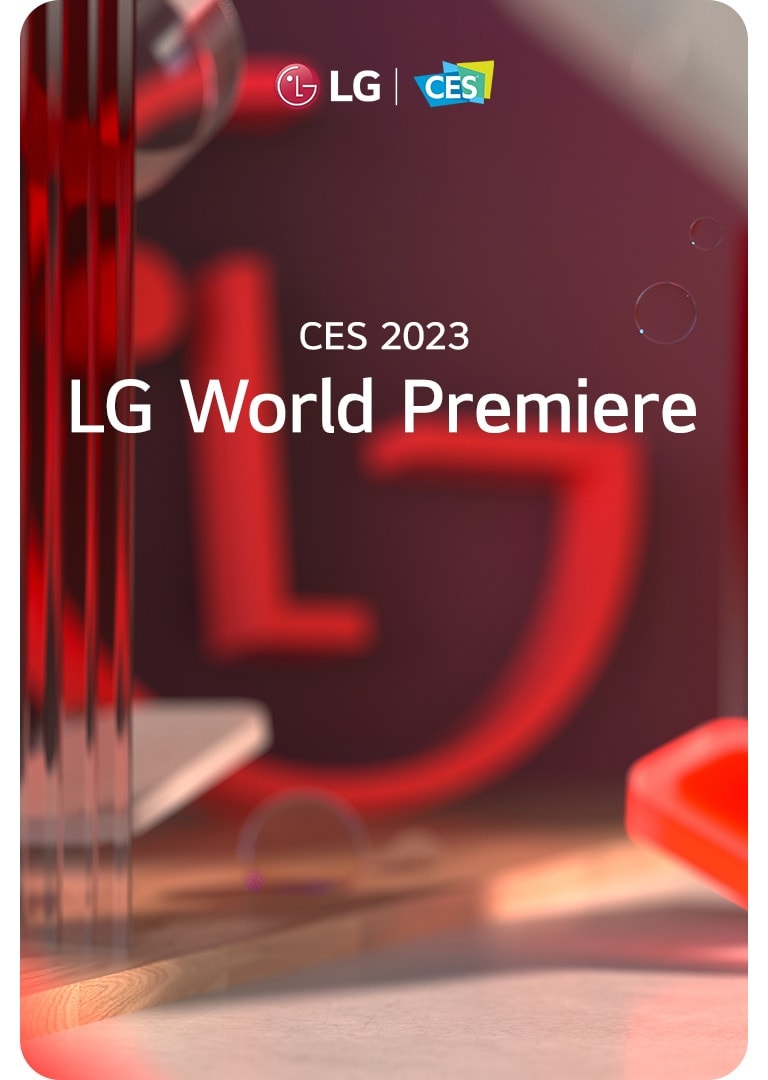 El lema del CES 2023 de LG Electronics «Life's Good».