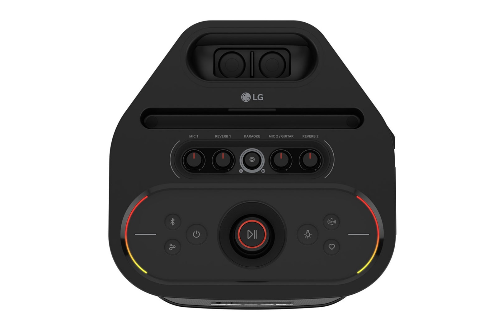 LG xboom Stage501 by will.i.am | Parlante portátil para fiestas con sonido potente y AI Karaoke Master, STAGE501