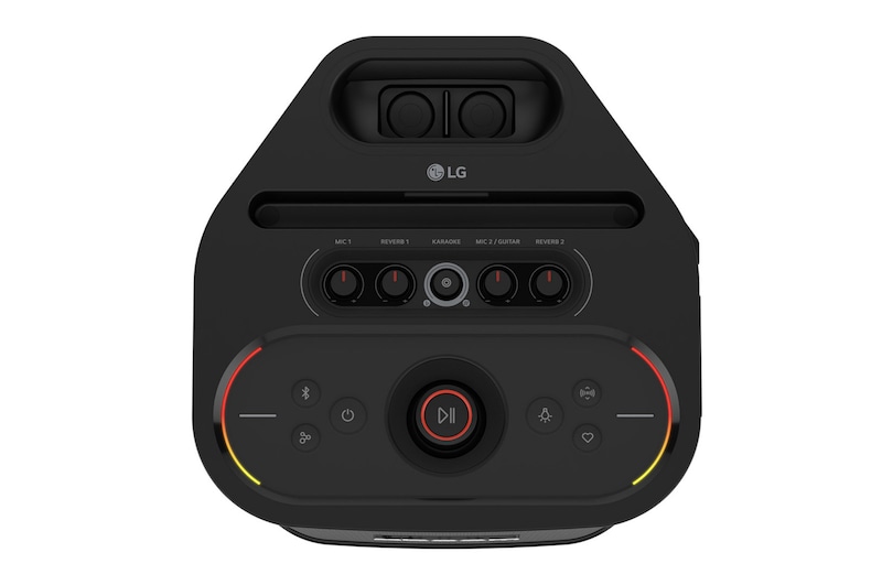 LG xboom Stage501 by will.i.am | Parlante portátil para fiestas con sonido potente y AI Karaoke Master, STAGE501